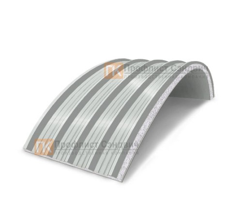 Сэндвич-панели арочные с пенополистиролом, ширина 1000 мм, толщина 100 мм, 0.5/0.5, RAL7035