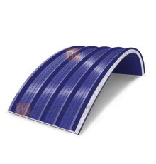 Сэндвич-панели арочные с пенополистиролом, ширина 1200 мм, толщина 10 мм, 0.5/0.5, RAL5002