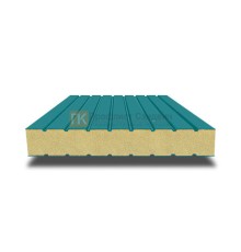 Сэндвич панели без замков с пенополиизоциануратом, ширина 1200 мм, толщина 220 мм, 0.5/0.5, RAL5021