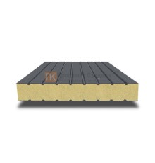 Сэндвич панели без замков с пенополиуретаном, ширина 1000 мм, толщина 120 мм, 0.5/0.5, RAL7024