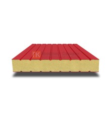 Сэндвич панели без замков с пенополиуретаном, ширина 1000 мм, толщина 80 мм, 0.5/0.5, RAL3020