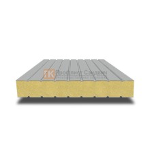 Сэндвич панели без замков с пенополиизоциануратом, ширина 1200 мм, толщина 10 мм, 0.5/0.5, RAL9006