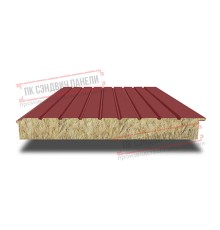 Сэндвич-панели двухслойные с минеральной ватой, ширина 1200 мм, толщина 150 мм, 0.5, RAL3011