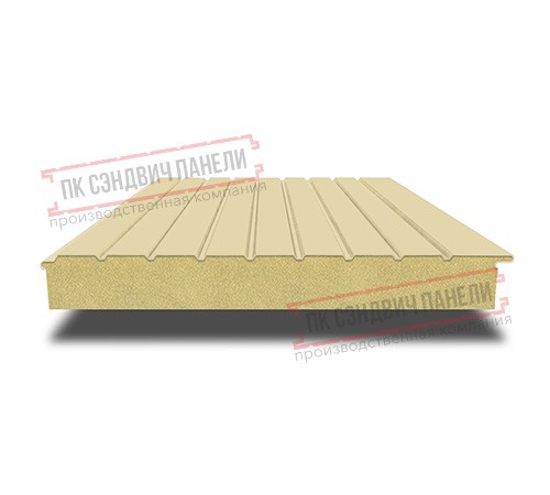 Сэндвич-панели двухслойные с пенополиуретаном, ширина 1200 мм, толщина 120 мм, 0.5, RAL1014