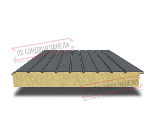 Сэндвич-панели двухслойные с пенополиуретаном, ширина 1200 мм, толщина 150 мм, 0.5, RAL7024