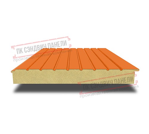 Сэндвич-панели двухслойные с пенополиуретаном, ширина 1200 мм, толщина 150 мм, 0.5, RAL2004