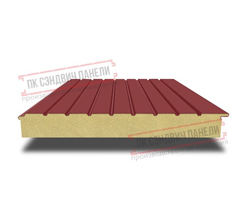 Сэндвич-панели двухслойные с пенополиуретаном, ширина 1200 мм, толщина 80 мм, 0.5, RAL3011