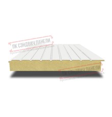 Сэндвич-панели двухслойные с пенополиизоциануратом, ширина 1000 мм, толщина 50 мм, 0.5, RAL9003