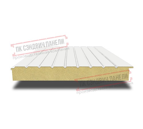 Сэндвич-панели двухслойные с пенополиуретаном, ширина 1200 мм, толщина 150 мм, 0.5, RAL9003