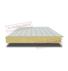 Сэндвич-панели двухслойные с пенополиизоциануратом, ширина 1000 мм, толщина 50 мм, 0.5, RAL7047