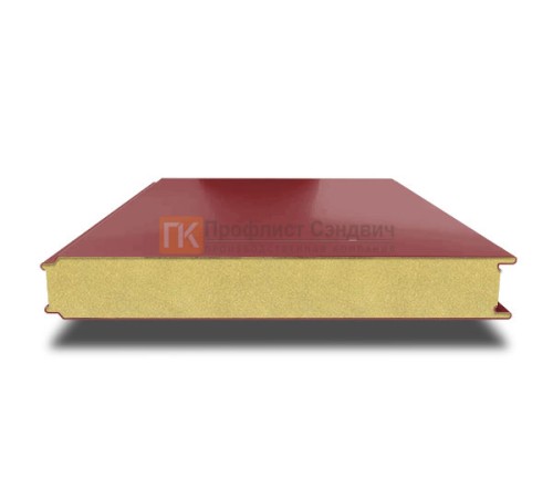 Сэндвич панели гладкие с пенополиизоциануратом, ширина 1200 мм, толщина 120 мм, 0.5/0.5, RAL3011
