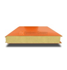 Сэндвич панели гладкие с пенополиуретаном, ширина 1200 мм, толщина 80 мм, 0.5/0.5, RAL2004