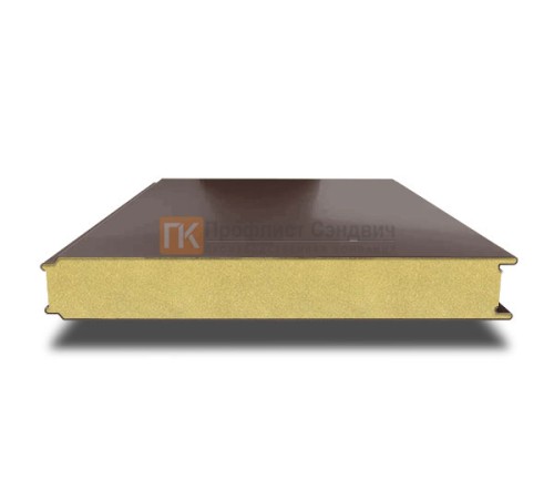 Сэндвич панели гладкие с пенополиуретаном, ширина 1000 мм, толщина 200 мм, 0.5/0.5, RAL8017