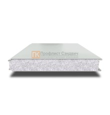 Сэндвич панели гладкие с пенополистиролом, ширина 1000 мм, толщина 20 мм, 0.5/0.5, RAL7035