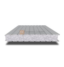 Сэндвич-панель для холодильных камер с пенополистиролом, ширина 1200 мм, толщина 10 мм, 0.5/0.5, RAL7004