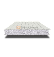 Сэндвич-панель для холодильных камер с пенополистиролом, ширина 1200 мм, толщина 200 мм, 0.5/0.5, RAL9002