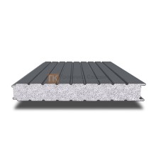 Сэндвич-панель для холодильных камер с пенополистиролом, ширина 1200 мм, толщина 10 мм, 0.5/0.5, RAL7024