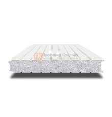 Сэндвич-панель для холодильных камер с пенополистиролом, ширина 1200 мм, толщина 200 мм, 0.5/0.5, RAL9003