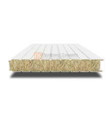 Сэндвич-панель для холодильных камер с минеральной ватой, ширина 1000 мм, толщина 20 мм, 0.5/0.5, RAL9003