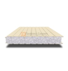 Сэндвич-панель для холодильных камер с пенополистиролом, ширина 1200 мм, толщина 20 мм, 0.5/0.5, RAL1015