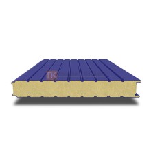 Сэндвич-панель для холодильных камер с пенополиизоциануратом, ширина 1000 мм, толщина 180 мм, 0.5/0.5, RAL5002