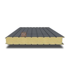 Сэндвич-панель для холодильных камер с пенополиизоциануратом, ширина 1000 мм, толщина 140 мм, 0.5/0.5, RAL7024