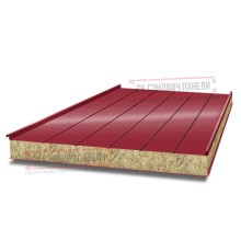 Цена на сэндвич панели с толщиной металла 0.45 мм, полиэстер