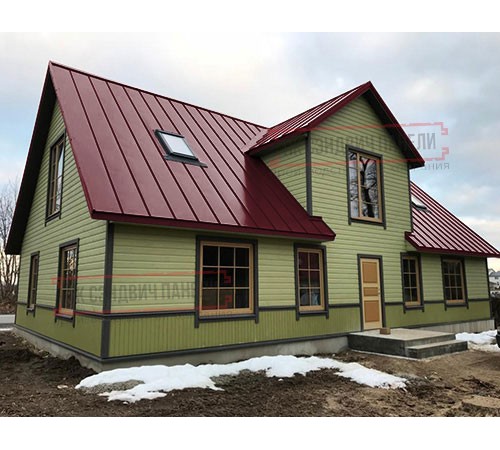 Цена на сэндвич панели с шириной 1100 мм, полиэстер