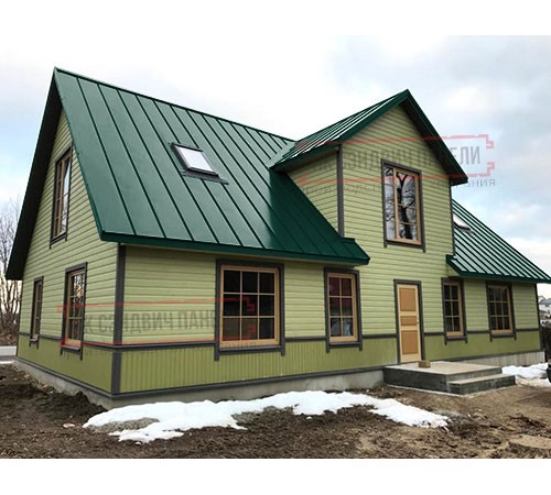 Цена на сэндвич панели с шириной 1100 мм, полиэстер