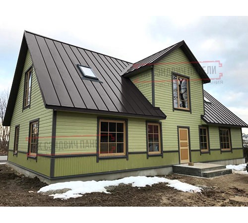 Цена на сэндвич панели с шириной 1100 мм, полиэстер