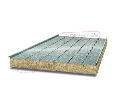 Цена на сэндвич панели с толщиной 145 мм, оцинкованный