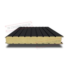 Сэндвич панели стеновые с пенополиуретаном, ширина 1000 мм, толщина 200 мм, 0.5/0.5, RAL9005