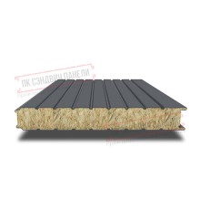 Сэндвич панели стеновые с минеральной ватой, ширина 1200 мм, толщина 300 мм, 0.5/0.5, RAL7024