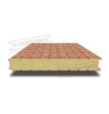 Сэндвич панели стеновые с пенополиуретаном, ширина 1000 мм, толщина 200 мм, 0.5/0.5, кирпичная кладка