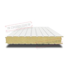 Сэндвич панели стеновые с пенополиуретаном, ширина 1200 мм, толщина 200 мм, 0.5/0.5, RAL9003