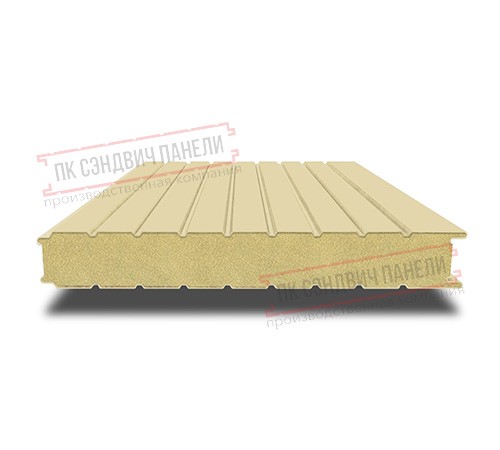 Сэндвич панели стеновые с пенополиизоциануратом, ширина 1000 мм, толщина 300 мм, 0.5/0.5, RAL1014