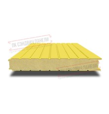 Сэндвич панели стеновые с пенополиуретаном, ширина 1200 мм, толщина 250 мм, 0.5/0.5, RAL1018