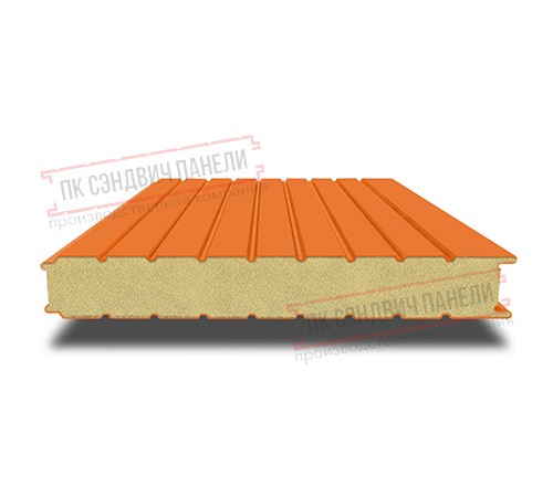 Сэндвич панели стеновые с пенополиизоциануратом, ширина 1000 мм, толщина 30 мм, 0.5/0.5, RAL2004