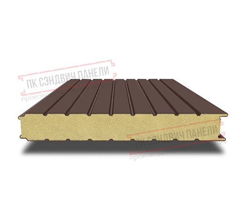 Сэндвич панели стеновые с пенополиуретаном, ширина 1200 мм, толщина 160 мм, 0.5/0.5, RAL8017