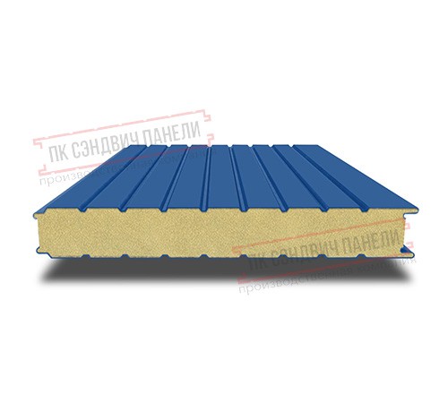 Сэндвич панели стеновые с пенополиуретаном, ширина 1200 мм, толщина 160 мм, 0.5/0.5, RAL5005