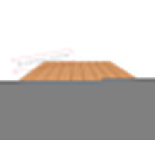 Сэндвич панели стеновые с пенополиизоциануратом, ширина 1200 мм, толщина 80 мм, 0.5/0.5, дуб