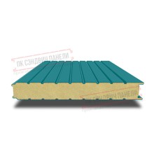 Сэндвич панели стеновые с пенополиизоциануратом, ширина 1200 мм, толщина 40 мм, 0.5/0.5, RAL5021