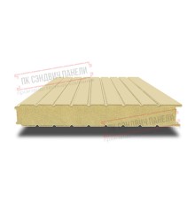 Сэндвич панели стеновые с пенополиизоциануратом, ширина 1200 мм, толщина 140 мм, 0.5/0.5, RAL1014