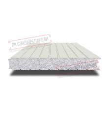 Сэндвич панели стеновые с пенополистиролом, ширина 1200 мм, толщина 250 мм, 0.5/0.5, RAL9002