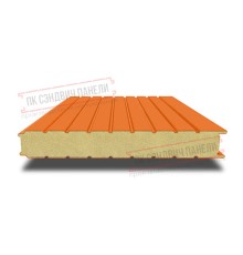 Сэндвич панели стеновые с пенополиизоциануратом, ширина 1200 мм, толщина 30 мм, 0.5/0.5, RAL2004