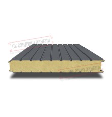 Сэндвич панели стеновые с пенополиизоциануратом, ширина 1200 мм, толщина 80 мм, 0.5/0.5, RAL7024