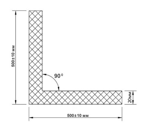 Горизонтальная угловая сэндвич-панель из минеральной ваты, ширина 1200мм, толщина 20мм, 0.5/0.5, RAL3009