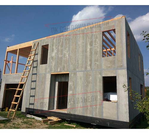 СИП-панель ЦСП ППУ 3200 х 1250 х 174 мм, цена за панель