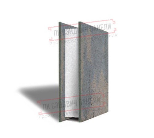 СИП-панель ФЛП ППС 3000 х 600 х 224 мм, цена за панель