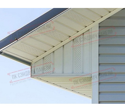 Софит металлический центральная перфорация 0,45 Drap с пленкой RAL 9003 сигнальный белый